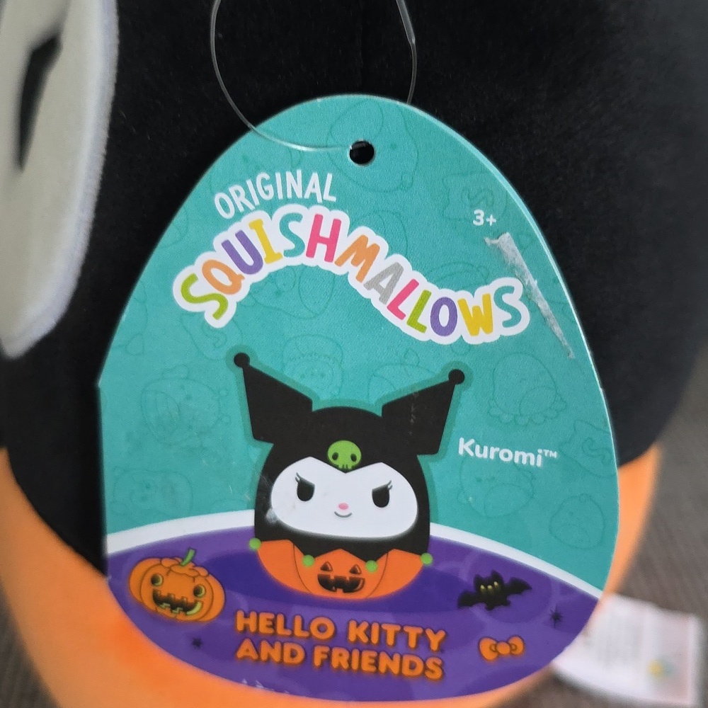 Halloween Squishmallow Featuring Kuromi From Hello Kitty. NWT. - Picture 6 of 8